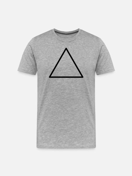 Triangle - T-shirt bio Premium Homme - gris chiné