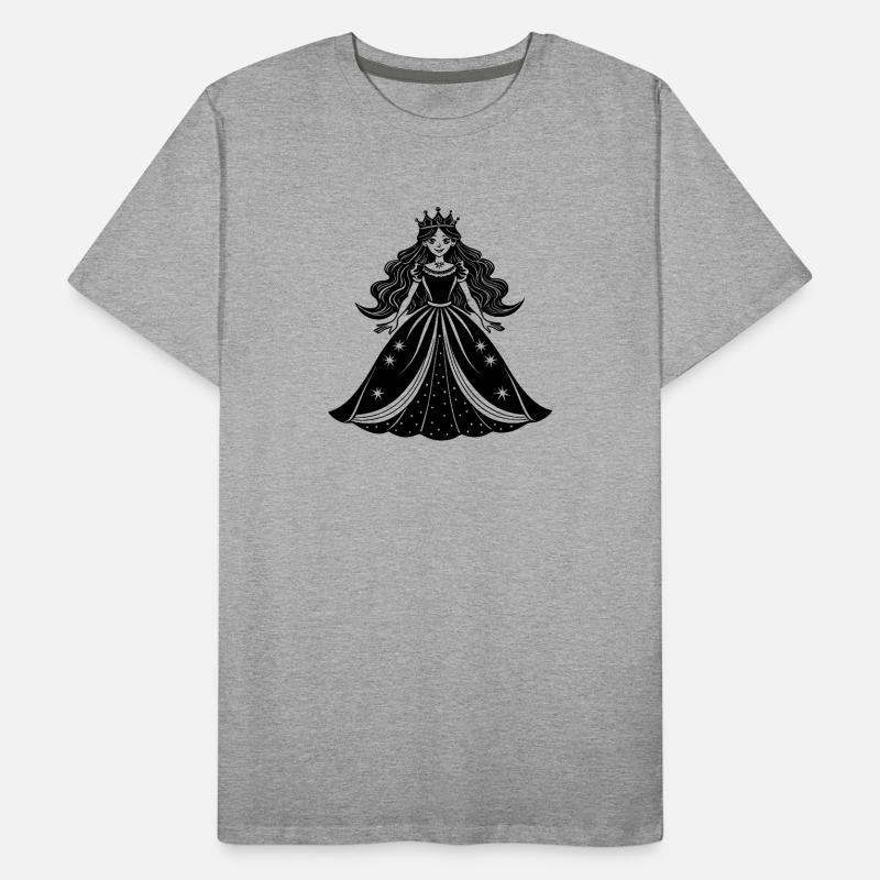 Prinzessin Männer Premium Bio T-Shirt