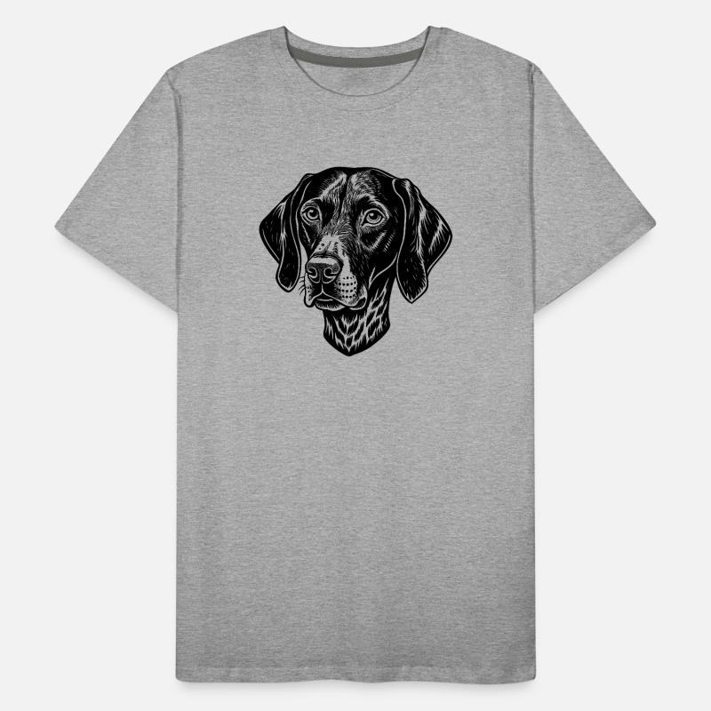 Pointer dog Men's Premium Organic T-Shirt