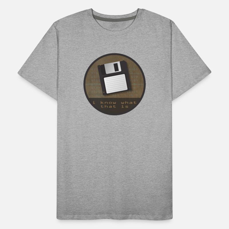 disquette T-shirt bio Premium Homme