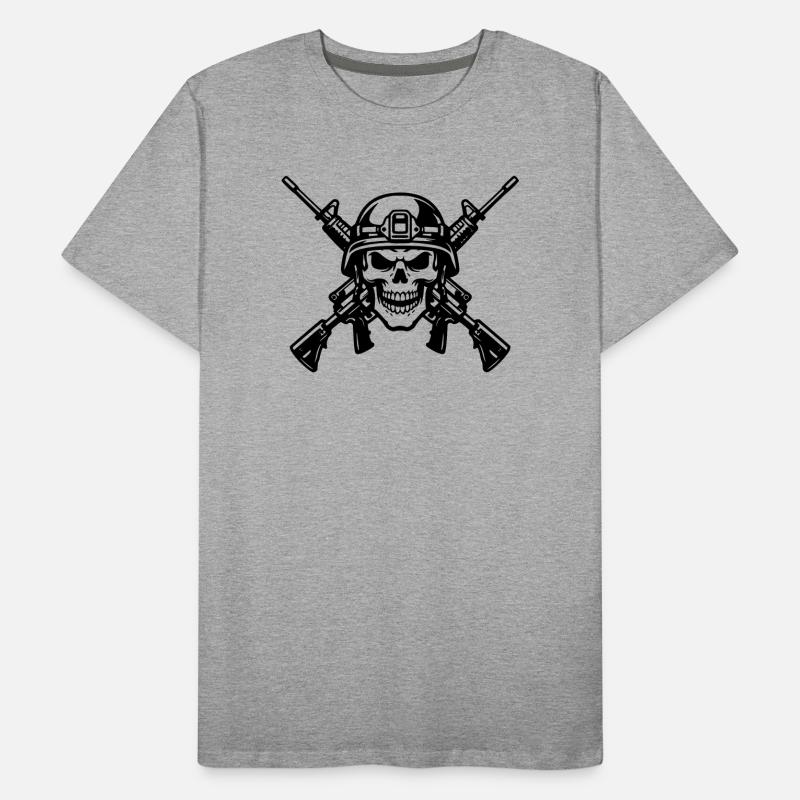 Krig Herre Premium T-shirt økologisk