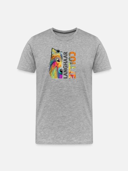 colley - T-shirt bio Premium Homme - gris chiné