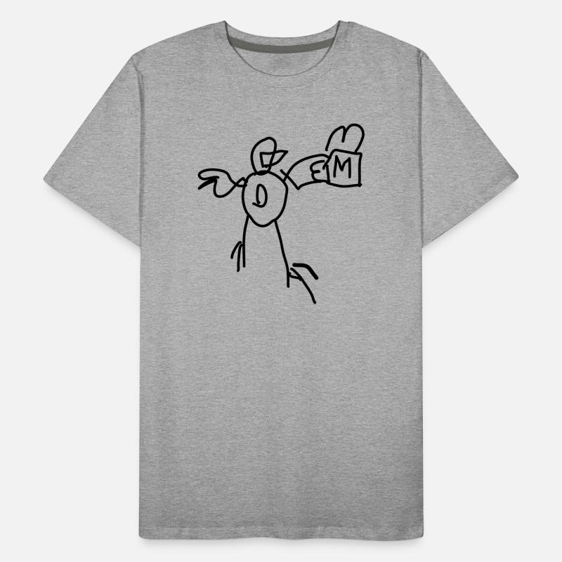 Canard avec menu de restauration rapide T-shirt bio Premium Homme