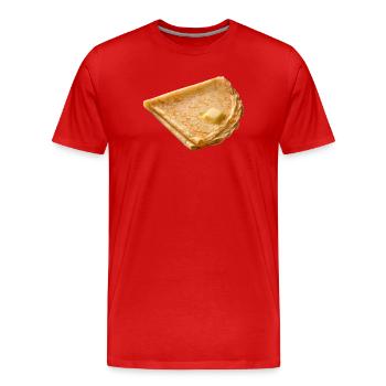 simply delicious - Men's Premium Organic T-Shirt - red - Front - Damien (186cm)