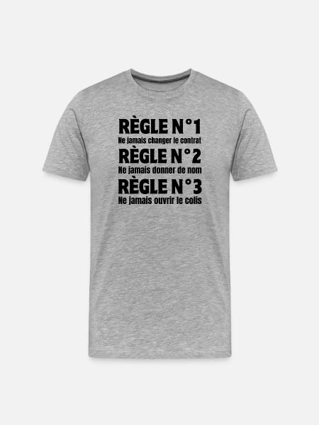 Postman, carrier, delivery person - Men's Premium Organic T-Shirt - heather grey