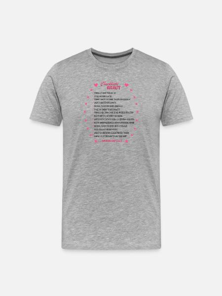 Bridal Checklist Pink - Men's Premium Organic T-Shirt - heather grey