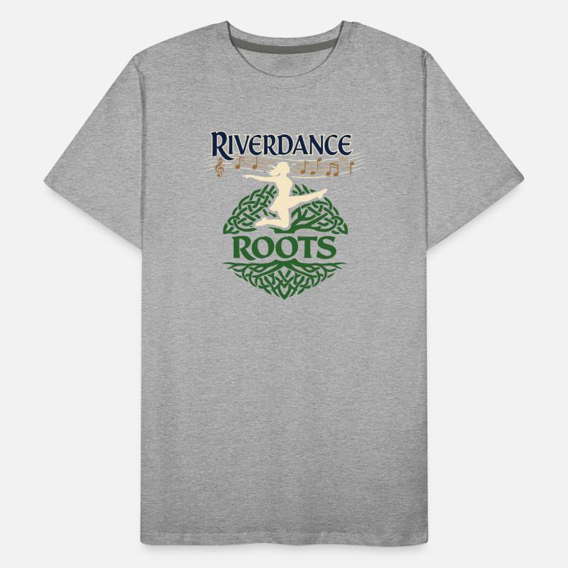 Irish Dance Step-dancing Celtic Fan Men's Premium Organic T-Shirt
