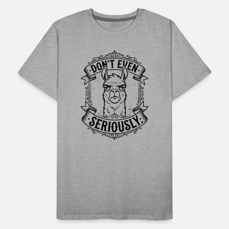Ne faites même pas - Lama Design T-shirt bio Premium Homme