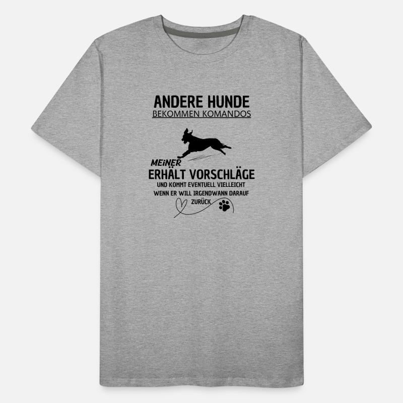 Commands? No. Accept suggestions? Maybe Men's Premium Organic T-Shirt