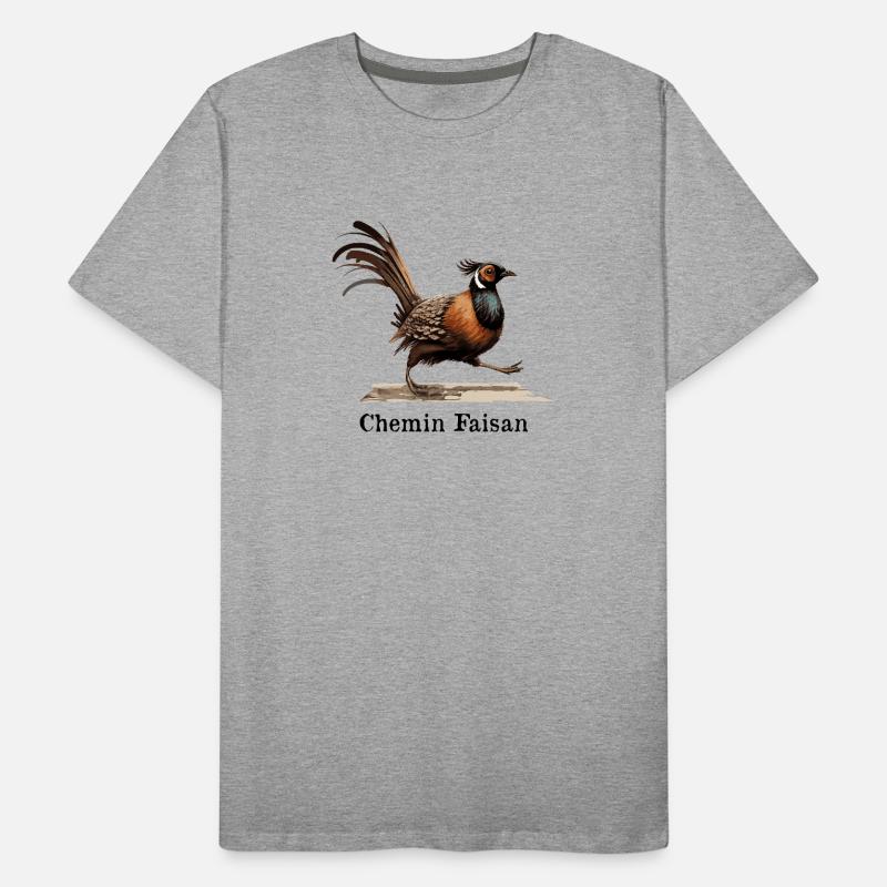 PHEASANT PATH! Men's Premium Organic T-Shirt