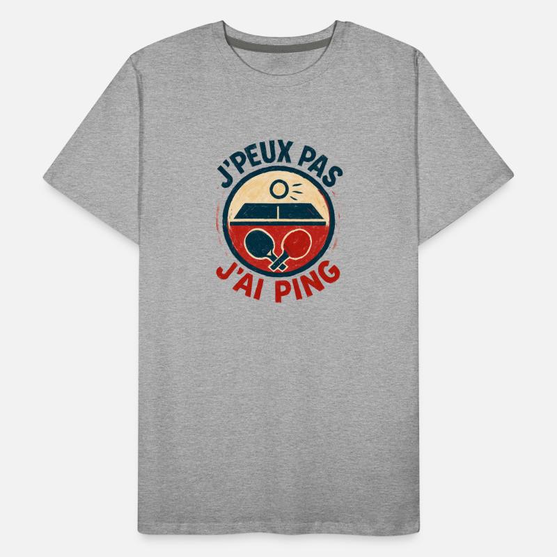 I can't I Ping Men's Premium Organic T-Shirt