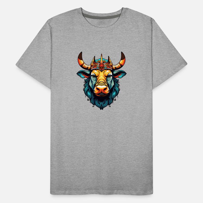 Taurus Comic King Men's Premium Organic T-Shirt