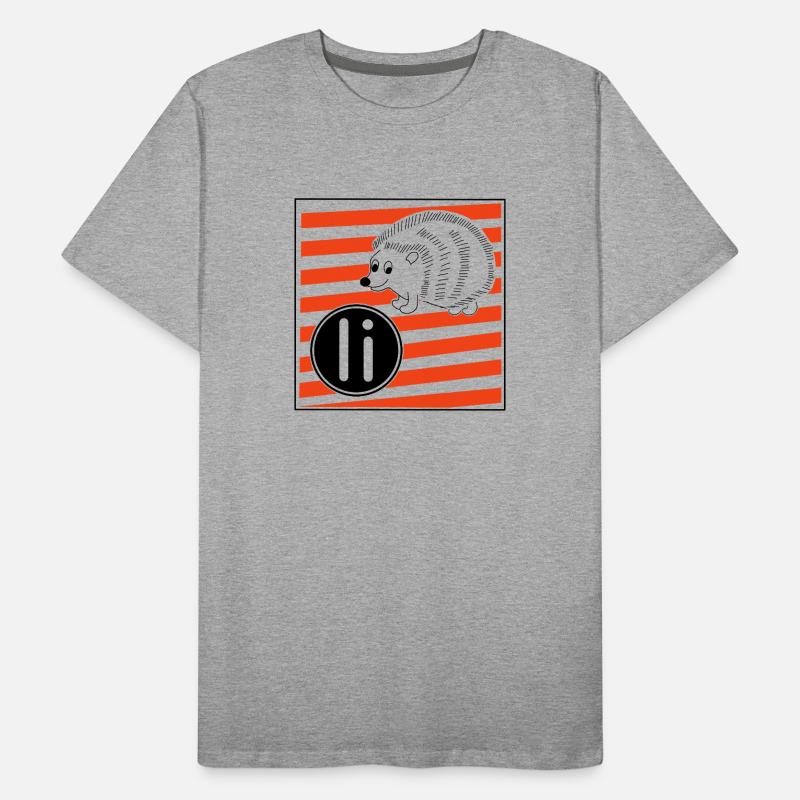 I wie Igel Männer Premium Bio T-Shirt