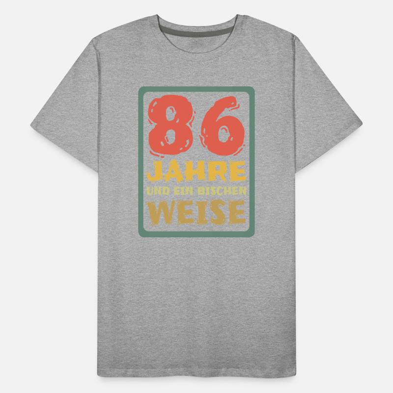 Age 86 Men's Premium Organic T-Shirt