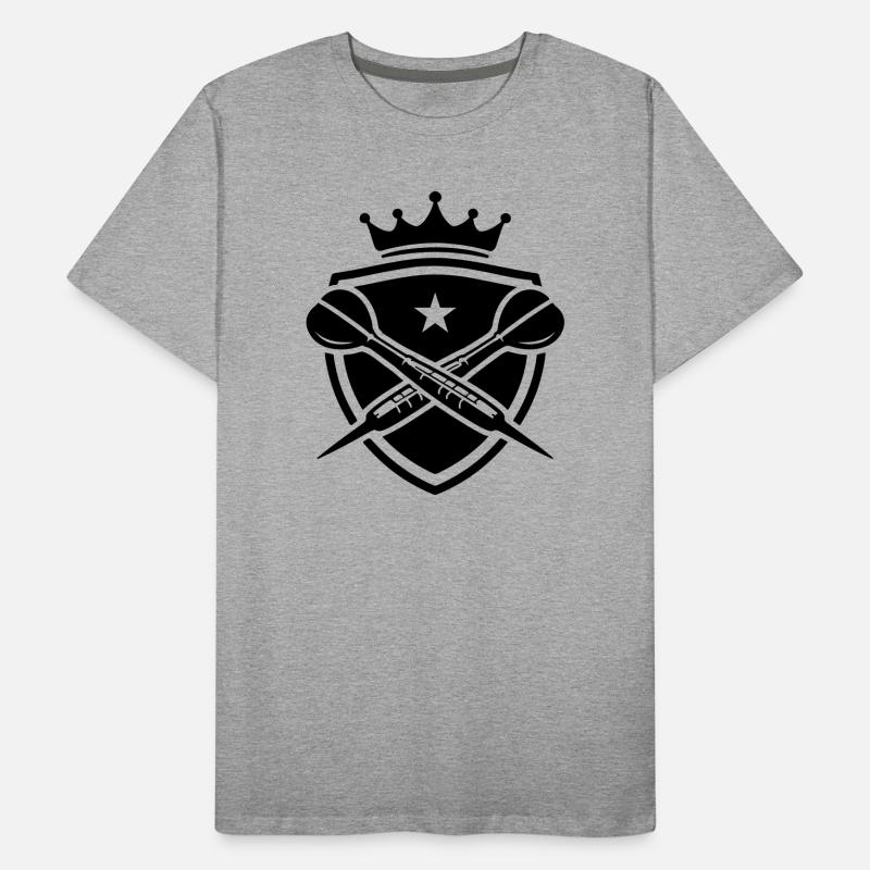 Blason de fléchettes Fléchettes T-shirt bio Premium Homme