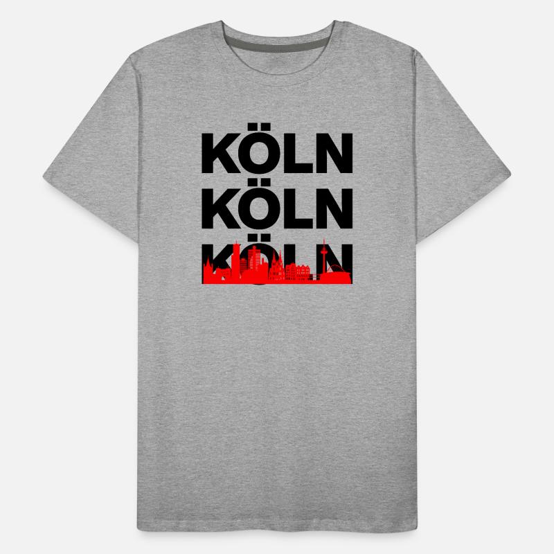 COLOGNE SKYLINE – DOM POWER ! T-shirt bio Premium Homme