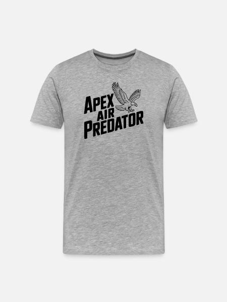 Apex Air Predator - Men's Premium Organic T-Shirt - heather grey