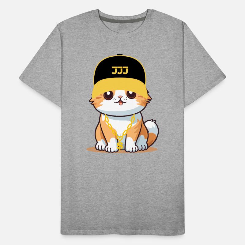 Chat swag - chat cool T-shirt bio Premium Homme