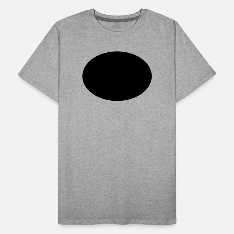 Ellipse oder Oval Männer Premium Bio T-Shirt