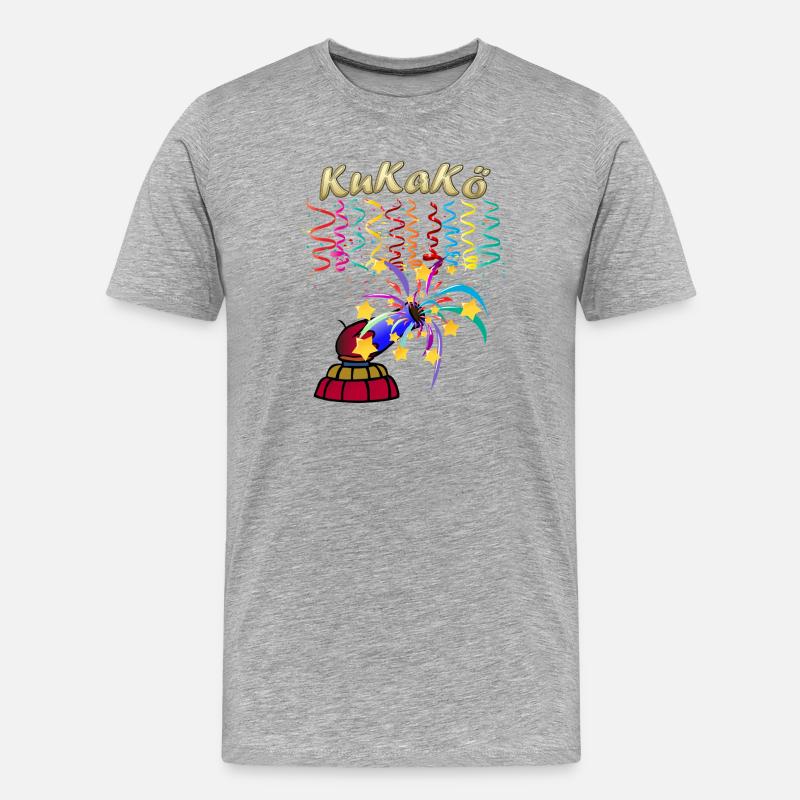 KuKaKö - Carnaval Carnaval Lundi gras Köthen - T-shirt bio Premium Homme - gris chiné