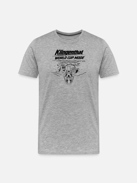 Klingenthal World Cup - Männer Premium Bio T-Shirt - Grau meliert