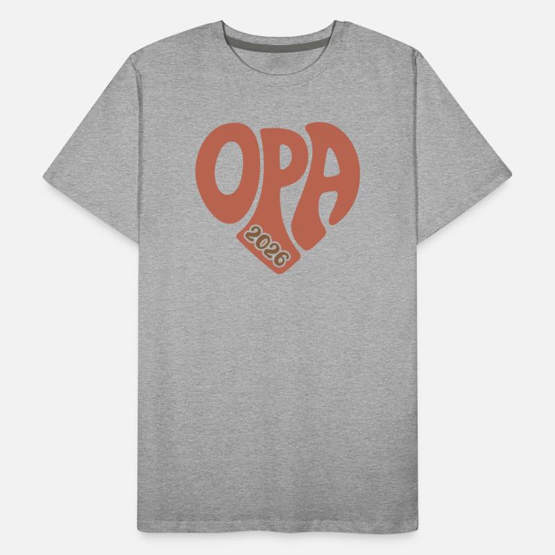 Opa 2026 Männer Premium Bio T-Shirt
