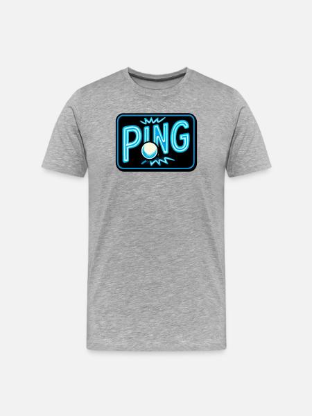 Ping Pong - Tennis de Table - Men's Premium Organic T-Shirt - heather grey