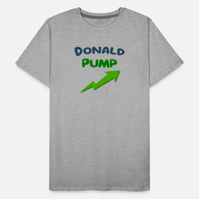 Donald PUMP  T-shirt bio Premium Homme