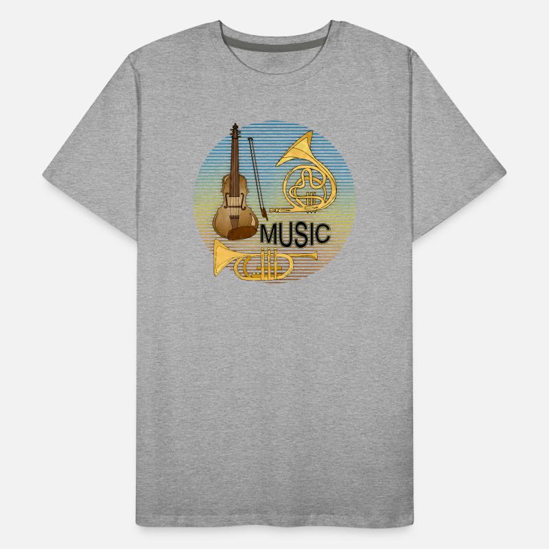 Musical instruments Men's Premium Organic T-Shirt