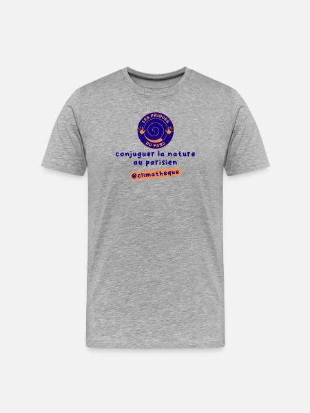 identite_visuelle_du_projet_climatheque - T-shirt bio Premium Homme - gris chiné