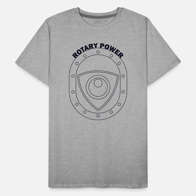 Rotatorisches Kraftschild-Emblem Männer Premium Bio T-Shirt