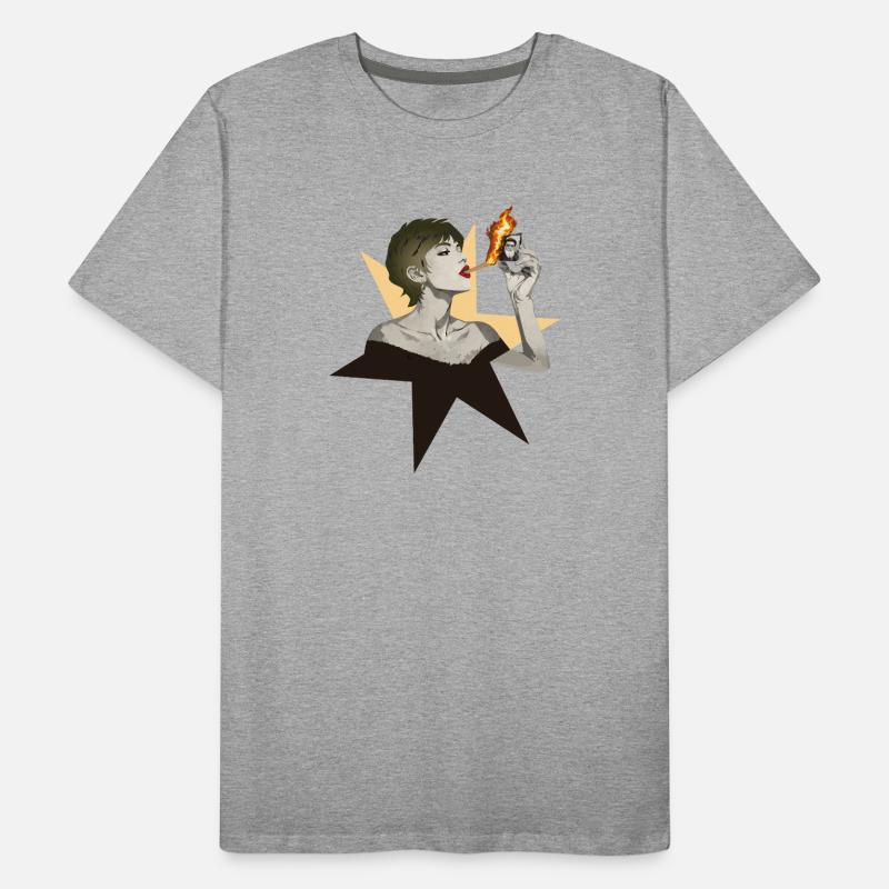 Frauenfeuer 2 Männer Premium Bio T-Shirt