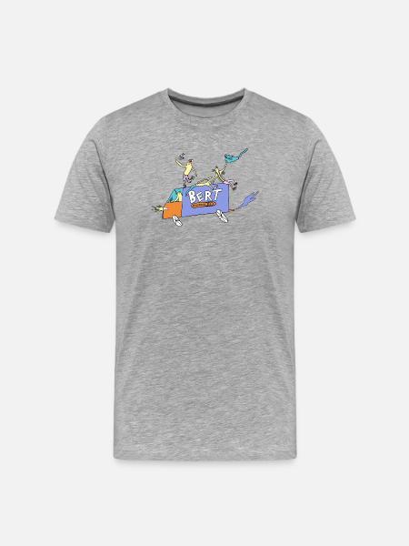 Bert_Express - T-shirt bio Premium Homme - gris chiné