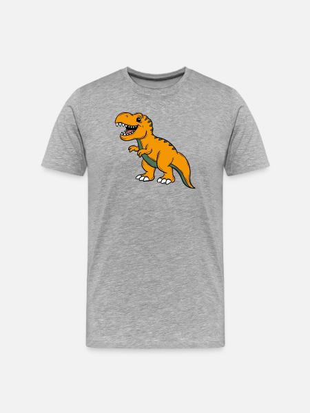 Dino - T-shirt bio Premium Homme - gris chiné