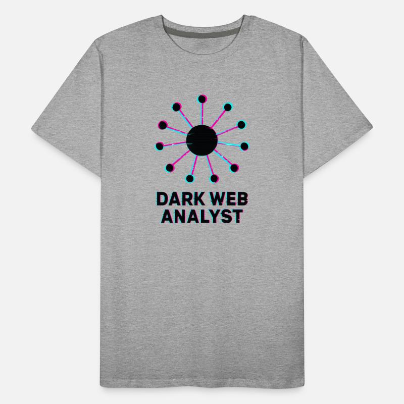 Dark Web Analyst - Cybersécurité T-shirt bio Premium Homme
