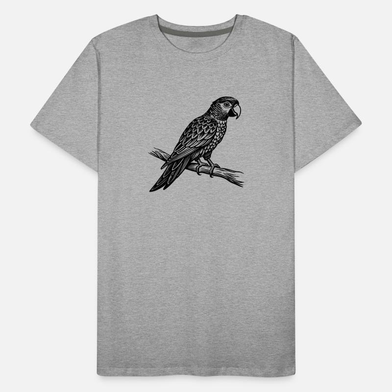 Papagei Männer Premium Bio T-Shirt