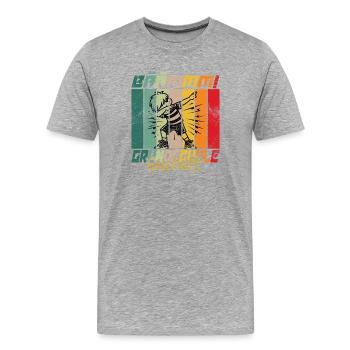 Elementary school managed, school child, gift idea - Men's Premium Organic T-Shirt - heather grey - Front - Damien (186cm)