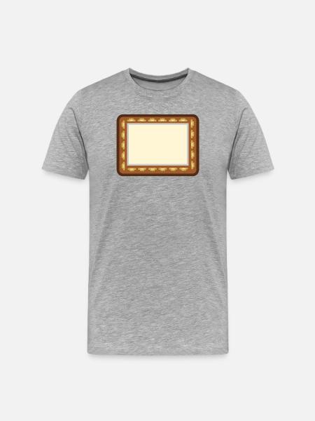 Picture frame - Men's Premium Organic T-Shirt - heather grey