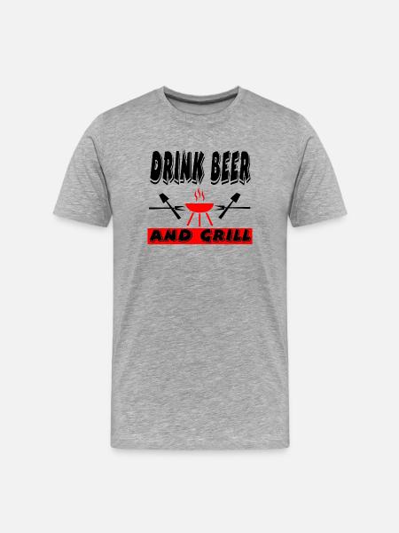 Griller - T-shirt bio Premium Homme - gris chiné