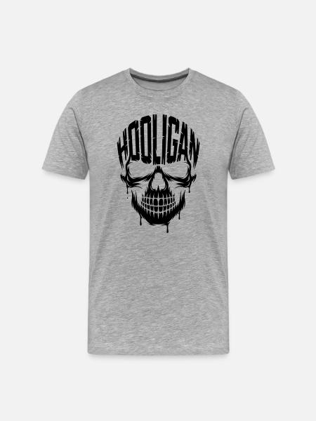 Hooligan - Sport Ultra Tee - Men's Premium Organic T-Shirt - heather grey