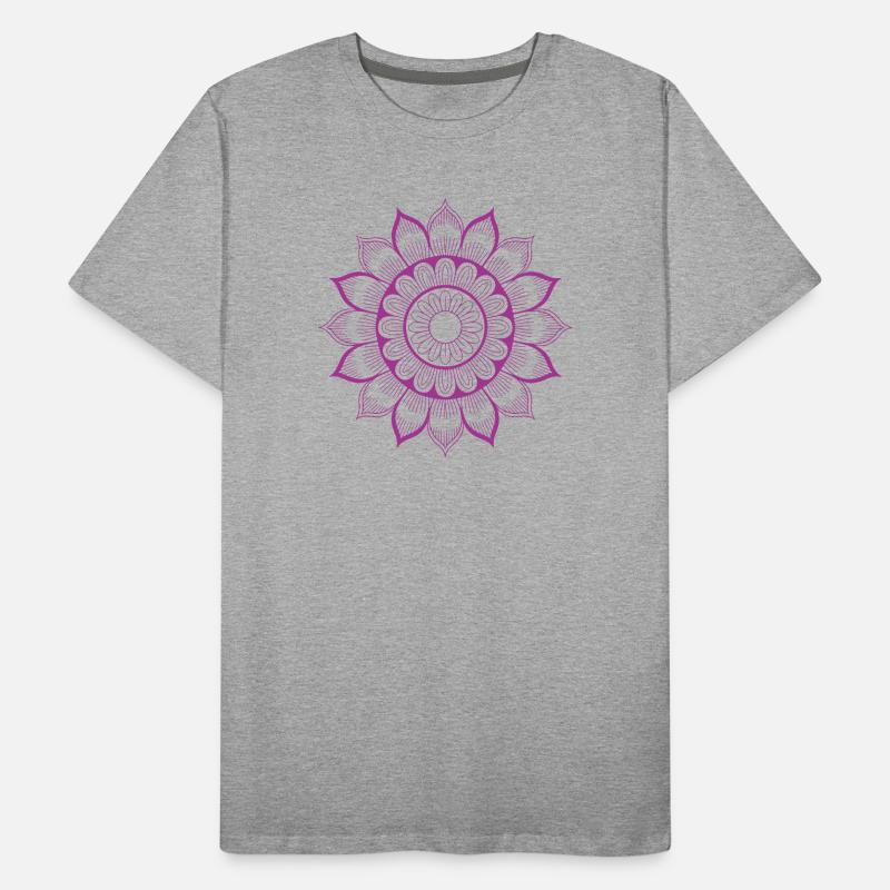 Mandala Männer Premium Bio T-Shirt
