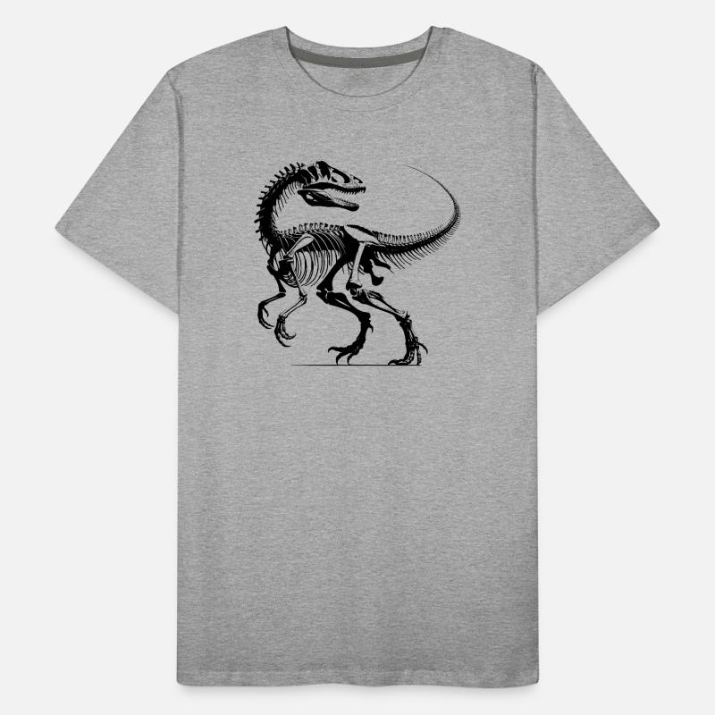 Raptor - Ich war der Chef… vor dem Meteoriten Men's Premium Organic T-Shirt