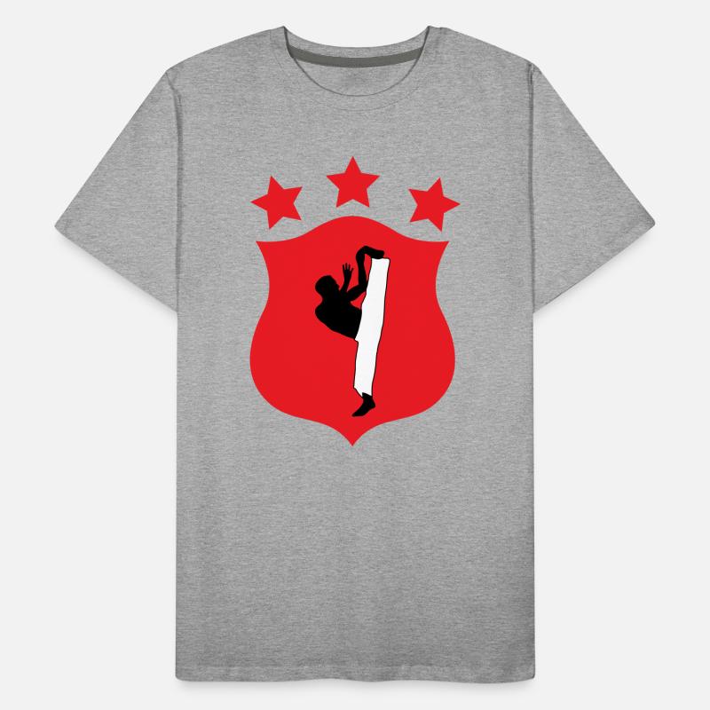 Capoeira – Kampf – Tanz Männer Premium Bio T-Shirt