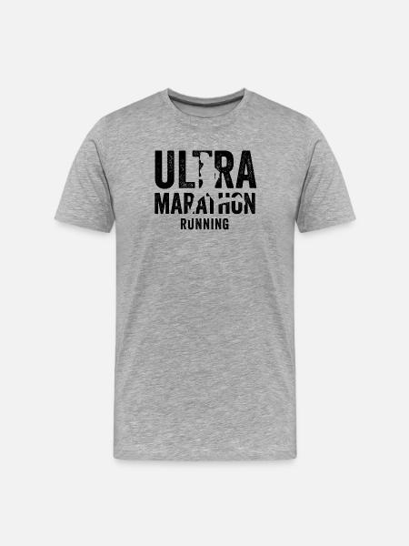 Ultramarathon - T-shirt bio Premium Homme - gris chiné