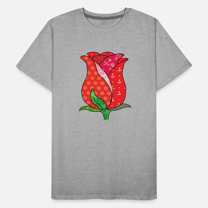 Pattern rose Men's Premium Organic T-Shirt