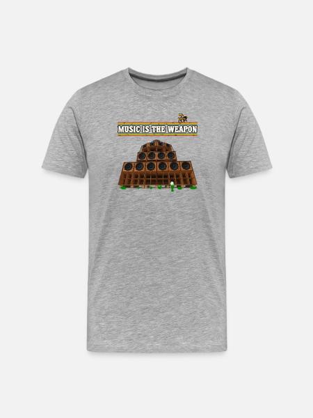 Dub Reggae Music - Men's Premium Organic T-Shirt - heather grey