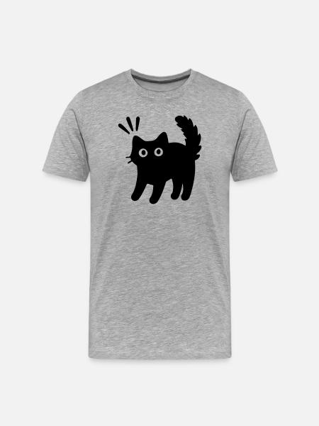 Chat Chat - T-shirt bio Premium Homme - gris chiné
