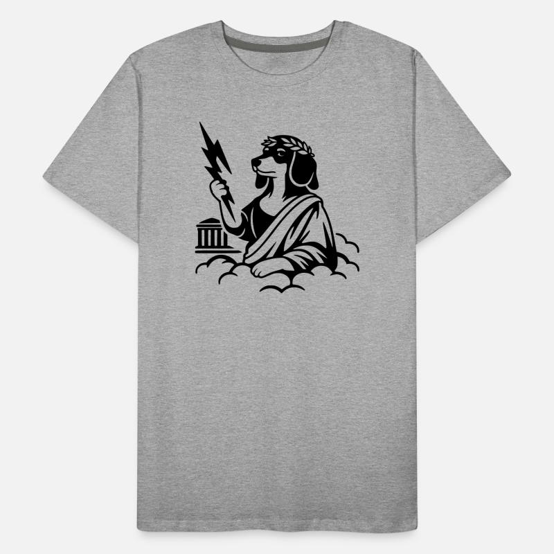 Zeus Wurstos Dackel Männer Premium Bio T-Shirt