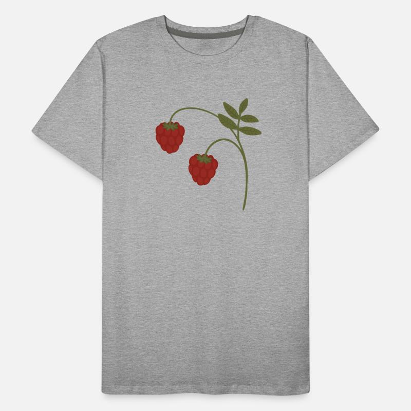 Raspberries Men's Premium Organic T-Shirt