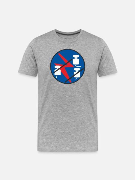 50520_Elektriker - Men's Premium Organic T-Shirt - heather grey